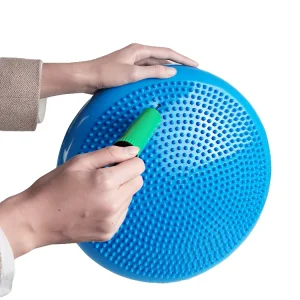 Inflatable Rubber Balance Disc Stability Wobble Cushion Massage Nodule Yoga Pilates Core Training Fitness Home Gym Exercise