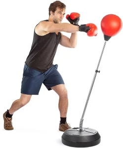 Inflatable Standing Water and Sand Boxing Punching Bag for Kids and Adults