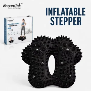 Inflatable Stepper with Massage Board for Indoor Walking, Dual Mode