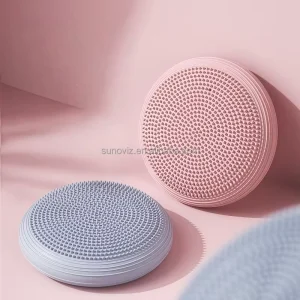 Inflatable Wobble Balance Disc Leg Training Cushion for Home Gym Stability and Sports