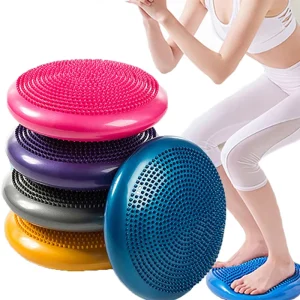 Inflated Anti-Burst Balance Cushion Thick Balance Disc Wobble Cushion