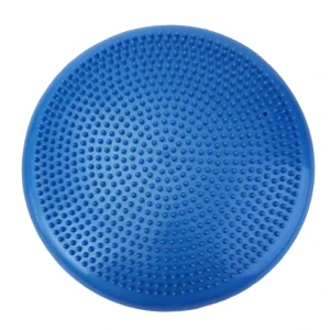 Inflated PVC Wobble Cushion Stability Balance Pad with Anti Slip Surface for Home Use Yoga Fitness Disc Practice and Hand Pump