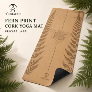 Institutional Cork Yoga Mat Non Slip Natural Rubber Pad for Importers