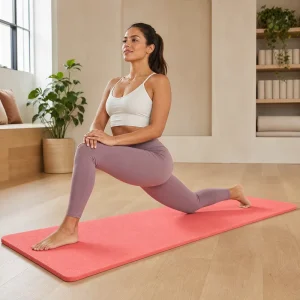 Institutional Single Color TPE Yoga Mat Non Slip Training Pad for Government Wellness