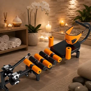 Intelligent Electric Body Traction Stretching Bed Spinal Relax Trainer Pilates Home Fitness Rehabilitation Equipment
