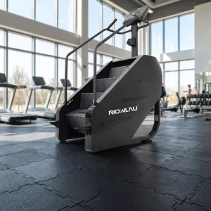 Intelligent Stair Climbing Fitness Machine for Home Gym Full Body Cardio Workout with Adjustable Resistance and Digital Monitor