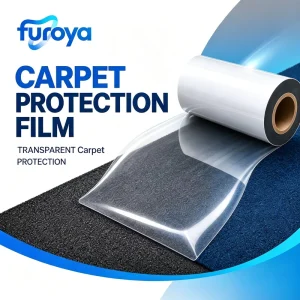 Interior Carpet Guard Film LLDPE 60cm Waterproof Dustproof Protective Cover Furoya Machine Grade