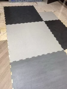 Interlocking Click Anti-Slip LVT Flooring Waterproof Indoor Warehouse Garage Factory Floor