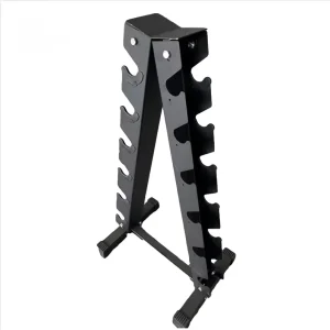 Iron A-Frame Dumbbell Storage Rack for Home Gym