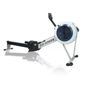 Iron Foldable Air Rower with Wind Resistance Wheel