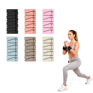 Iron Inside Silicone Adjustable Weighted Wrist Ankle Bracelet for Pilates Home Gym Training