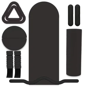 Iron Natural Rubber PU Oval Yoga Mat Pilates Set with Adjustable Wrist Weight