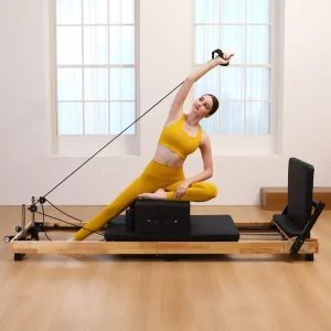 Iron Wood Pilates Reformer Folding Yoga Bed Professional Home Gym Fitness Equipment Supplier