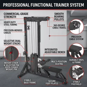 Iso Lateral High Pull Low Pull Rowing Machine with Independent Arms