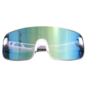 JW-196 Unisex Frameless Cycling and Motorcycle Sunglasses with UV400 PC Lenses, Color-Changing Day/Night Goggles