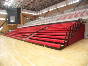 JY-750 Modular Retractable Telescopic Bleachers Grandstand Seating System for Indoor Sports Hall Event Stadium Arena