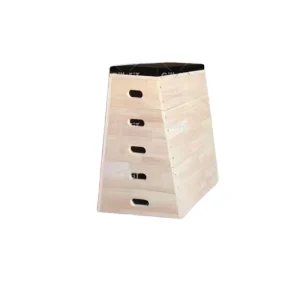 Japanese-Style Solid Wood Detachable Plyo Box and Vaulting Jumping Saddle for Toddler Fitness
