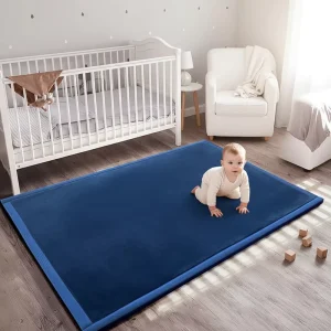 Japanese Thickened Tatami Floor Mat, Children’s Crawling and Sleeping Mat, Memory Cotton, Wide Edging