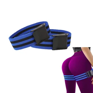 Jstar 2 Pcs Leg Booty Training Blood Flow Restriction Strap Occlustion Bfr for Leg Muscle Workouting