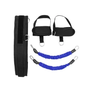 Jump Trainer Set with Elastic Rope and Elastic Band for Fitness Training