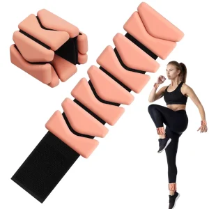 K-Shape Silicone Workout Weight Bracelet Adjustable Wrist and Ankle Weighted Bands for Yoga and Pilates