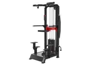 K1 Series Pin-Loaded Dual-Function Pull-Up Assistance Machine with Rhino Squat