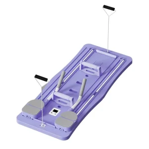 K1777075 Foldable Pilates Reformer Board with Timer, Anti-Slip PP+TPE+EVA