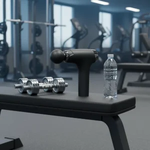 KH-955 6-Speed 4-Head Massage Gun for Deep Tissue and Post-Exercise Muscle Recovery