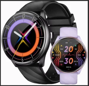 KT77 Blue Tooth Call Smartwatch Waterproof Sports Fitness Heart Rate Monitor Bracelet Voice Assistant Smart Watch Women Message