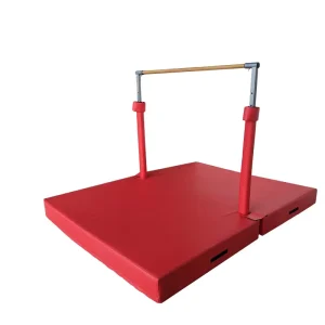 Kids Adjustable Gymnastics Uneven Bar with Wall Horizontal Bar for Home Training