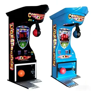Kids Coin-Operated Metal Boxing Simulator Arcade Machine, CE Certified, English