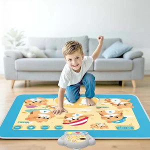 Kids Foldable Educational Musical Electronic Dance Mat with LED Lights