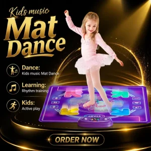 Kids Foldable Electronic Dance Mat for Indoor Fitness and Exercise