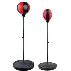 Kids Free-Standing Punching Bag Adjustable Boxing Reflex Ball Sandbag