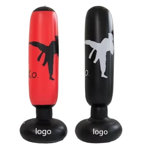 Kids Freestanding Inflatable Punching Bag Heavy Boxing Trainer with PVC Material and Sand Filling