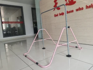 Kids’ Gymnastics Bar with 5-Level Adjustable Pull-Up Bar and Accessories