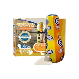 Kids Inflatable Bop Bag Filled with Sand for Indoor and Outdoor Party Games