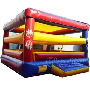 Kids Inflatable Double Boxing Ring Bouncer Jumper for Fighting Wrestling Sport Games for Sale