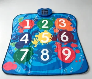 Kids Interactive Digital Dance Pad with Musical Numbers and Rhythm Game