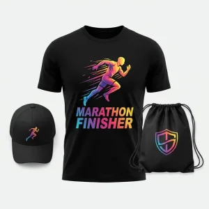 Kids Marathon Race Kit Breathable Running Uniforms for School Sports Events