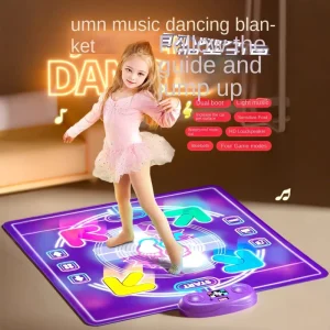 Kids Music Dance Mat with Dynamic Puzzle Jump Game