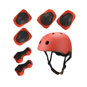 Kids Protection Set Sports Helmet Wrist Pads