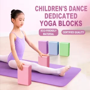Kids Yoga Block High-Density EVA Foam Brick Eco-Friendly Odorless Certified for Children Dance Training Posture Support Pilates