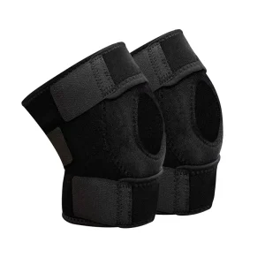 Knee Brace Wrap Support Breathable Neoprene Open Patella Stabilizer with Adjustable Strapping