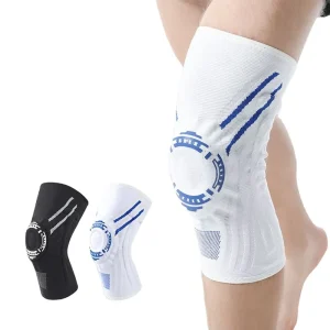 Knee Protector for Basketball, Running and Fitness with Anti-Collision Spring Support Brace