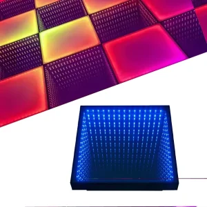 LED 3D Mirror Dance Floor for Weddings and Events