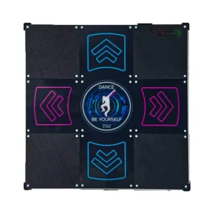 LED Interactive Pixel Dance Mat Non-Slip Electronic Dance Game Pad for Indoor Workouts