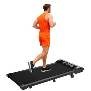 LED Screen Walking Pad Treadmill with Incline