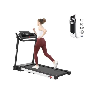 LED TFT Monitor Folding Smart Fitness Walking Electric Treadmill for Home