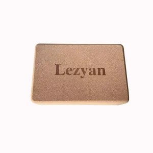 LZ YB03 High Density Custom Logo Cork Yoga Block Non slip Assisted Dance Fitness Brick